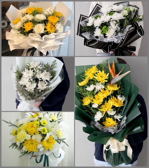 北京密云区新城子镇花园村白事花束代送